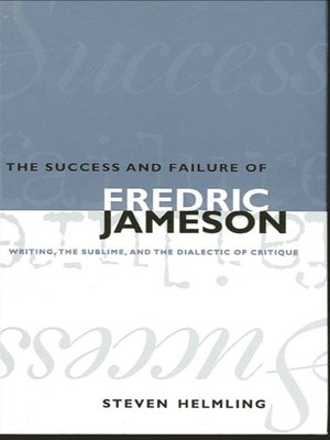 cover image of The Success and Failure of Fredric Jameson